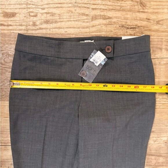 Ann Taylor LOFT Marisa Fit Gray Dress Pants Size 10 - Picture 7 of 9